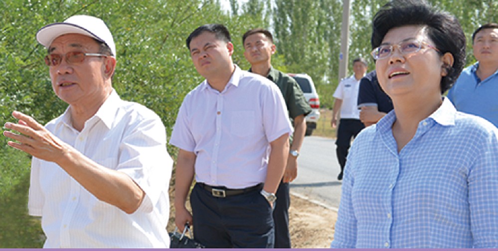 2015年6月27日，中共中央原政治局常委、纪委书记贺国强，莅临西夏王考察指导。